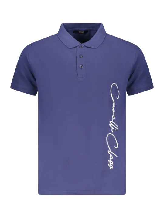 Cavalli Class Kurzarm Polo mit Logo – Eleganz & Stil