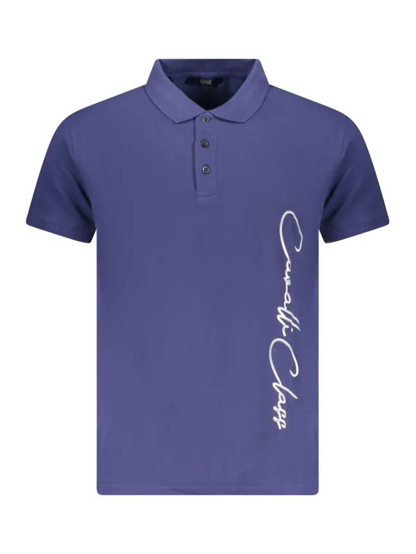Cavalli Class Kurzarm Polo mit Logo – Eleganz & Stil