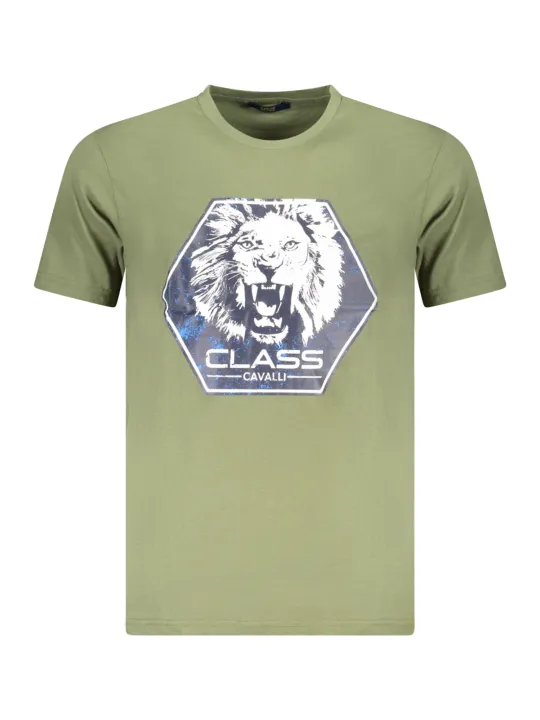 "Cavalli Class T-Shirts im Sale | Cavalli Class Logo Kurzarm TShirt Rundhals Druck online kaufen"|Planet-Deluxe