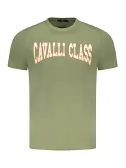 "Cavalli Class T-Shirts im Sale | Cavalli Class Kurzarm TShirt Logo Rundhals Druck online kaufen"|Planet-Deluxe