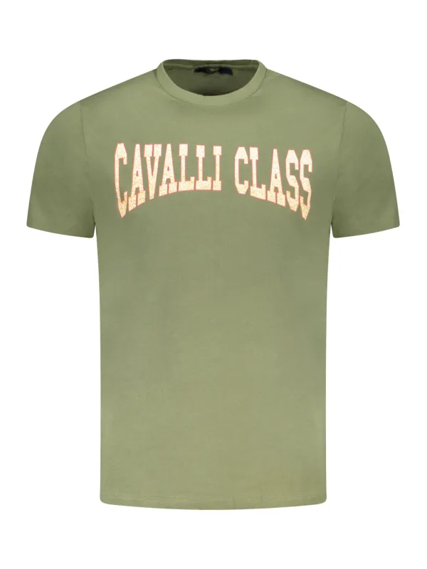 "Cavalli Class T-Shirts im Sale | Cavalli Class Kurzarm TShirt Logo Rundhals Druck online kaufen"|Planet-Deluxe