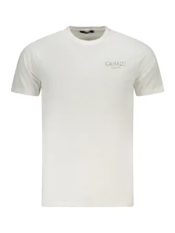 "Cavalli Class Logo T-Shirt: Stilvoller Kurzarm-Klassiker"