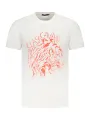 "Cavalli Class T-Shirts im Sale | Cavalli Class Kurzarmshirt mit Rundhals und Logo Druck online kaufen"|Planet-Deluxe