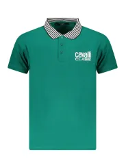 "Cavalli Class Poloshirts im Sale | Cavalli Class Logo Kontrast Polohemd TXT64EKB002 online kaufen"|Planet-Deluxe
