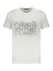 "Cavalli Class T-Shirts im Sale | Cavalli Class Logo TShirt Rundhals Kurzarm Druck online kaufen"|Planet-Deluxe