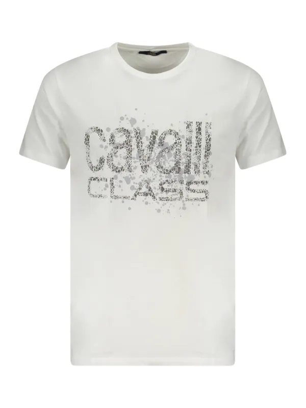 "Cavalli Class T-Shirts im Sale | Cavalli Class Logo TShirt Rundhals Kurzarm Druck online kaufen"|Planet-Deluxe