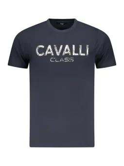 "Cavalli Class Kurzarmshirt: Stilvolles Logo-T-Shirt"