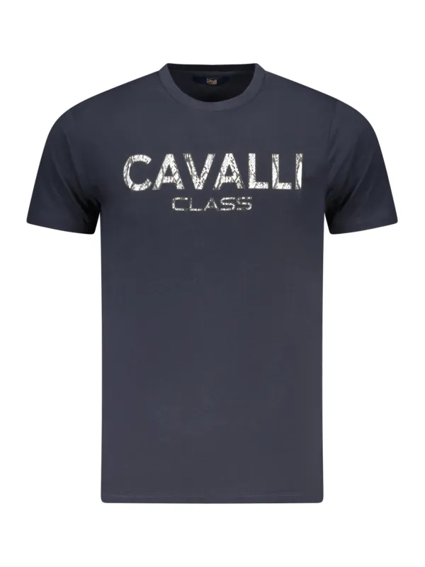 "Cavalli Class T-Shirts im Sale | Cavalli Class Kurzarmshirt mit Logoaufdruck TXT61GJD060_BL04502 online kaufen"|Planet-Deluxe