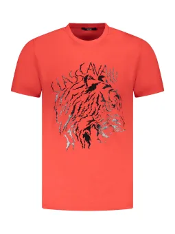"Cavalli Class Kurzarmshirt – Logo & Rundhals, stylisch"
