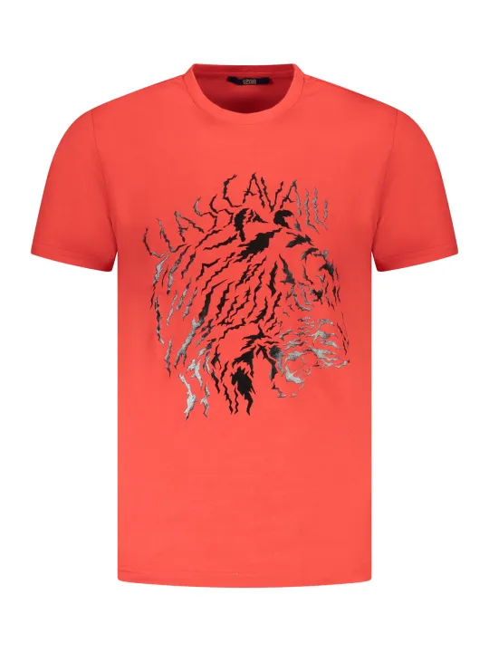 "Cavalli Class Kurzarmshirt – Logo & Rundhals, stylisch"