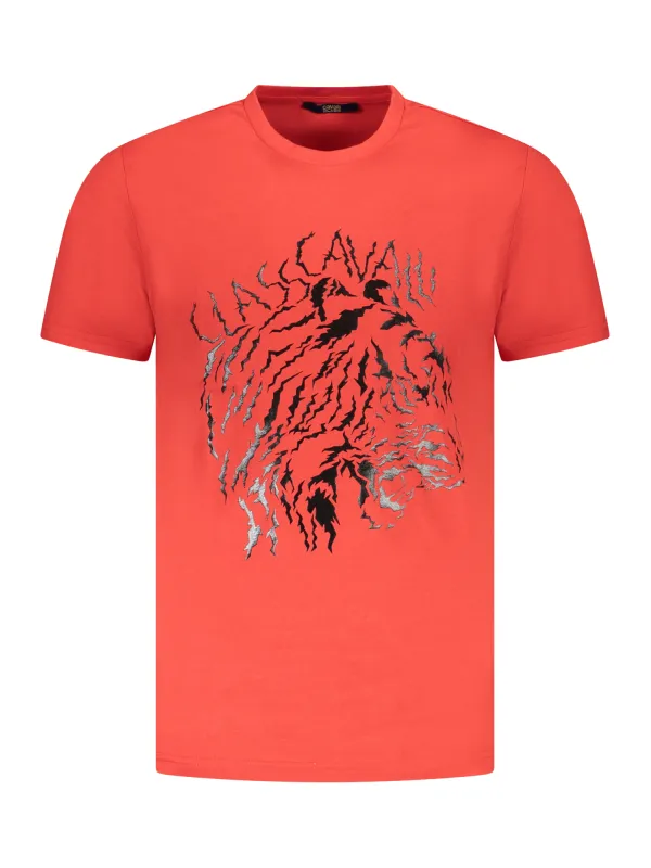 "Cavalli Class Kurzarmshirt – Logo & Rundhals, stylisch"