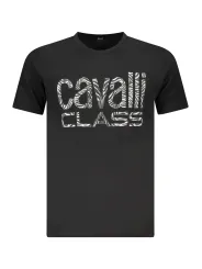 "Cavalli Class T-Shirts im Sale | Cavalli Class Kurzarmshirt Rundhals Logo Druck online kaufen"|Planet-Deluxe