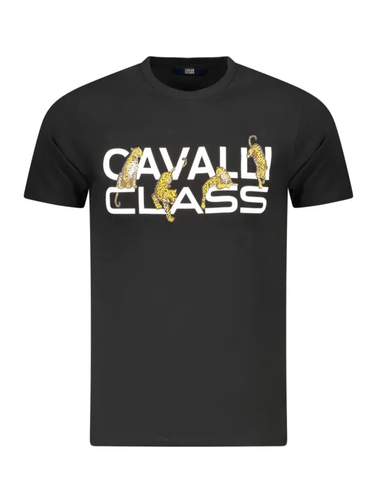 "Cavalli Class T-Shirts im Sale | Cavalli Class Kurzarm TShirt Rundhals Druck online kaufen"|Planet-Deluxe