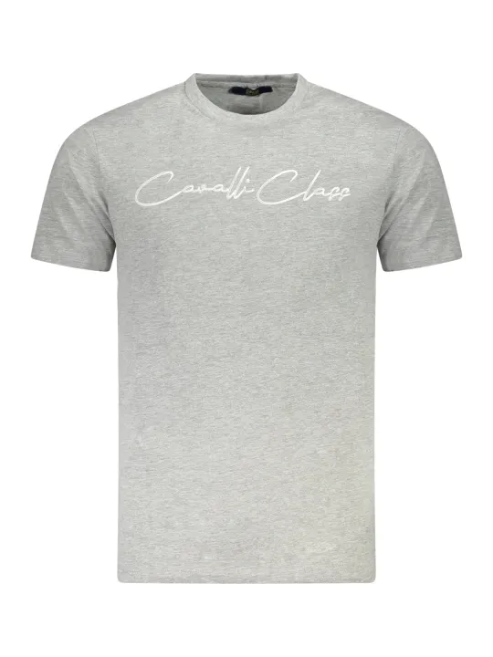 "Cavalli Class T-Shirts im Sale | Cavalli Class Logo TShirt Rundhals Kurzarm Druck TXT60BJD060_GR05014 online kaufen"|Planet-Deluxe