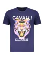 "Cavalli Class T-Shirts im Sale | Cavalli Class Kurzarmshirt mit Logodruck und Rundhals online kaufen"|Planet-Deluxe