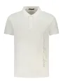 "Cavalli Class Poloshirts im Sale | Kurzarm Polo mit Knopfleiste und Logo Cavalli Class online kaufen"|Planet-Deluxe