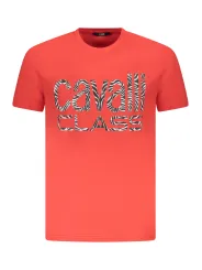 "Cavalli Class T-Shirts im Sale | Cavalli Class Logo Kurzarmshirt Rundhals Druck TXT61DJD060RO02000 online kaufen"|Planet-Deluxe