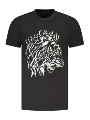"Cavalli Class T-Shirts im Sale | Cavalli Class Kurzarm Logo TShirt Rundhals Druck online kaufen"|Planet-Deluxe