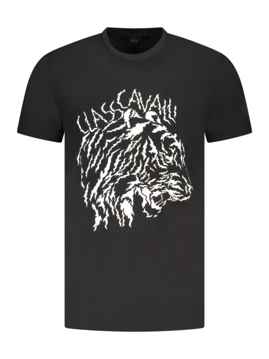 "Cavalli Class T-Shirts im Sale | Cavalli Class Kurzarm Logo TShirt Rundhals Druck online kaufen"|Planet-Deluxe