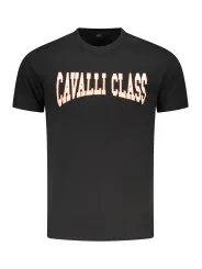 "Cavalli Class T-Shirts im Sale | Cavalli Class Logo Kurzarmshirt Rundhals Druck online kaufen"|Planet-Deluxe