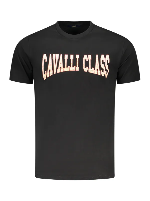"Cavalli Class T-Shirts im Sale | Cavalli Class Logo Kurzarmshirt Rundhals Druck online kaufen"|Planet-Deluxe