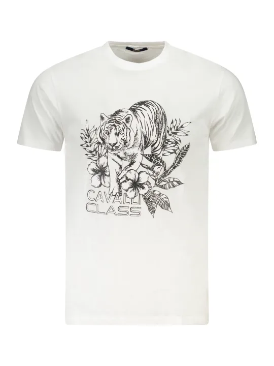 "Cavalli Class T-Shirts im Sale | Cavalli Class Kurzarm Logo Rundhals TShirt online kaufen"|Planet-Deluxe