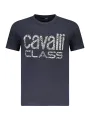 "Cavalli Class T-Shirts im Sale | Rundhals T-Shirt mit Logo Cavalli Class TXT61DJD060 BL04502 online kaufen"|Planet-Deluxe