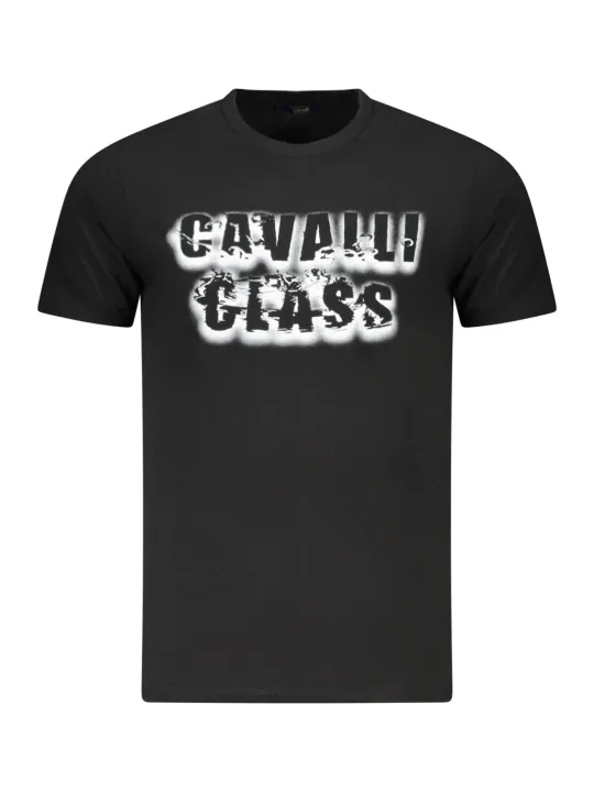 "Cavalli Class T-Shirts im Sale | Cavalli Class Kurzarmshirt Rundhals Logo online kaufen"|Planet-Deluxe