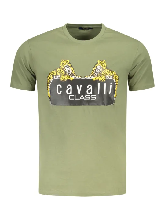 "Cavalli Class T-Shirts im Sale | Cavalli Class Kurzarmshirt Rundhals Druck TShirt online kaufen"|Planet-Deluxe