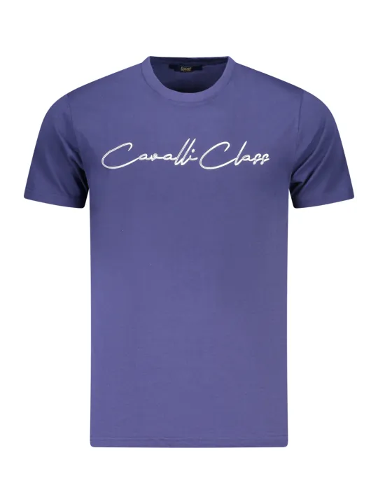 "Cavalli Class T-Shirts im Sale | Cavalli Class Kurzarm Rundhalsshirt TXT60BJD060_BL04551 online kaufen"|Planet-Deluxe