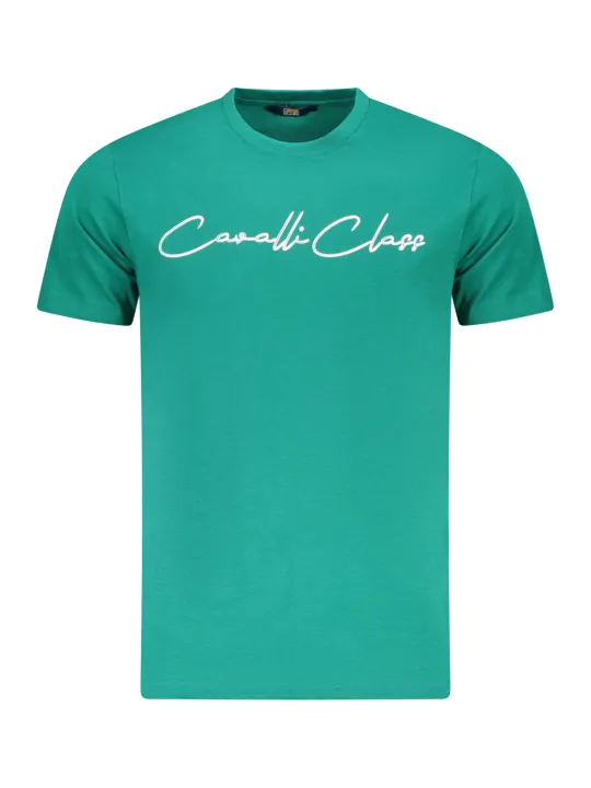 "Cavalli Class T-Shirts im Sale | Cavalli Class Logo TShirt Kurzarm Rundhals Druck online kaufen"|Planet-Deluxe