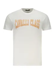 "Cavalli Class T-Shirts im Sale | Cavalli Class Kurzarm TShirt mit Rundhals und Druck online kaufen"|Planet-Deluxe
