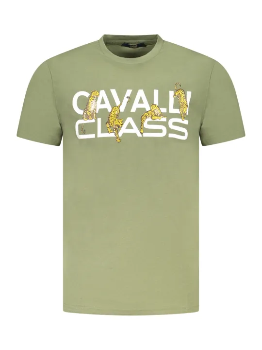 "Cavalli Class T-Shirts im Sale | Cavalli Class Kurzarmshirt Rundhals Logo online kaufen"|Planet-Deluxe