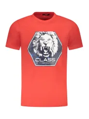 "Cavalli Class T-Shirts im Sale | Cavalli Kurzarm Logo TShirt Rundhals TXT60PJD060RO02000 online kaufen"|Planet-Deluxe