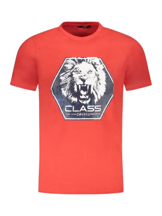 "Cavalli Class T-Shirts im Sale | Cavalli Kurzarm Logo TShirt Rundhals TXT60PJD060RO02000 online kaufen"|Planet-Deluxe