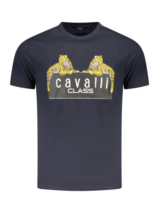 "Cavalli Class T-Shirts im Sale | Cavalli Class Logo TShirt Rundhals Kurzarm Druck online kaufen"|Planet-Deluxe