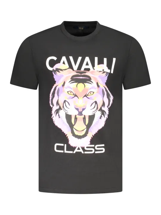 "Cavalli Class T-Shirts im Sale | Cavalli Class Logo TShirt Rundhals Kurzarm online kaufen"|Planet-Deluxe