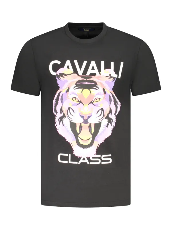 "Cavalli Class T-Shirts im Sale | Cavalli Class Logo TShirt Rundhals Kurzarm online kaufen"|Planet-Deluxe