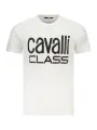 "Cavalli Class T-Shirts im Sale | Cavalli Class Rundhals Kurzarmshirt mit Logo Druck online kaufen"|Planet-Deluxe