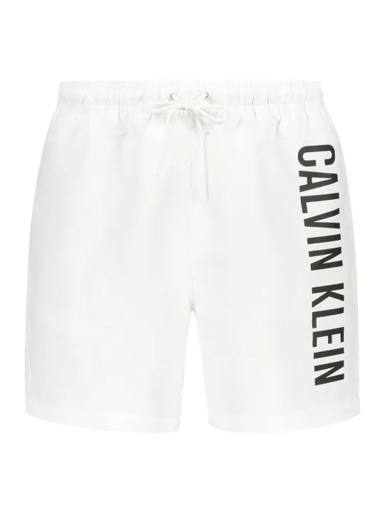 "Calvin Klein Badehosen im Sale | Calvin Klein Badehose mit Slip und Taschen, Elastikbund, Print online kaufen"|Planet-Deluxe