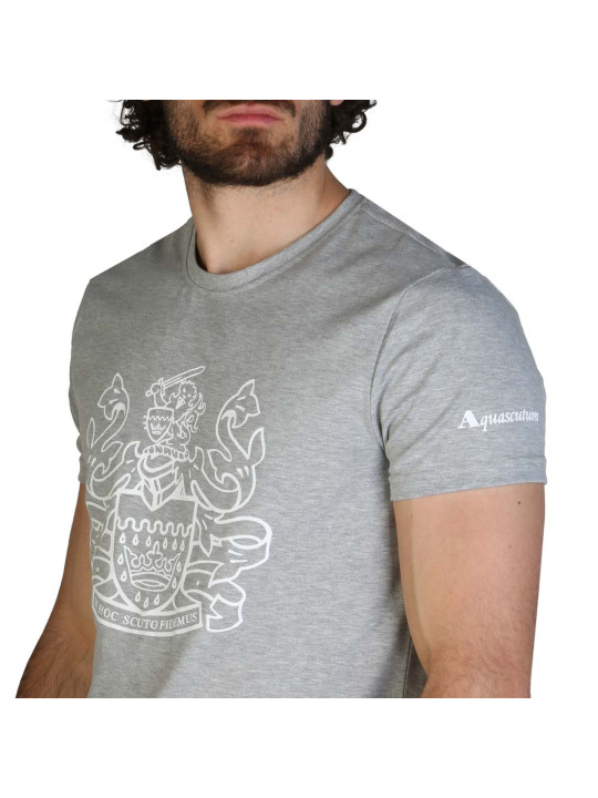 Aquascutum Herren T-Shirt Mythos Schild