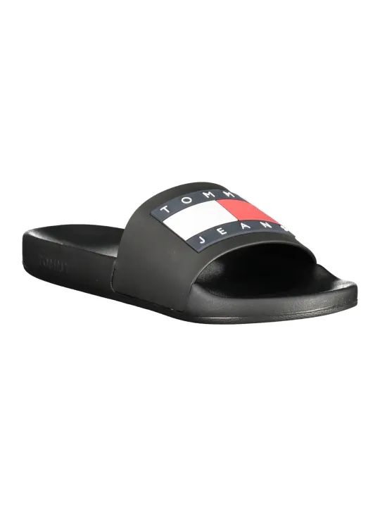 "Tommy Hilfiger Pantoletten im Sale | TOMMY HILFIGER HERREN SLIPPER SCHUHE SCHWARZ online kaufen"|Planet-Deluxe
