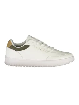 "Tommy Hilfiger Sneakers: Grün-Beige Highlights & Print"