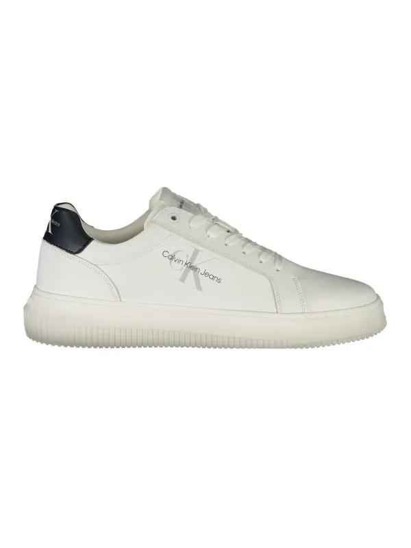 Calvin Klein Schwarze Kontrast-Sneakers mit Logo Calvin Klein Schwarze Kontrast-Sneakers mit Logo