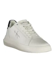 Calvin Klein Schwarze Kontrast-Sneakers mit Logo