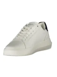 Calvin Klein Schwarze Kontrast-Sneakers mit Logo