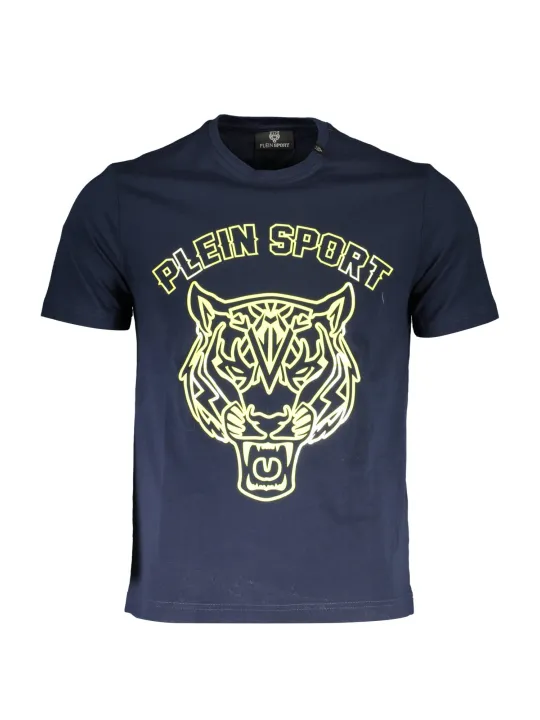 "Plein Sport T-Shirts im Sale | PLEIN SPORT KURZARM-T-SHIRT HERREN BLAU online kaufen"|Planet-Deluxe