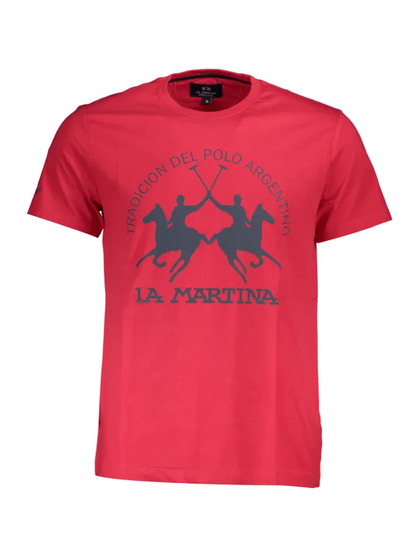 "LA MARTINA T-Shirts im Sale | LaMartina Rotes Kurzarm TShirt Normale Passform Logo online kaufen"|Planet-Deluxe "LA MARTINA T-Shirts im Sale | LaMartina Rotes Kurzarm TShirt Normale Passform Logo online kaufen"|Planet-Deluxe