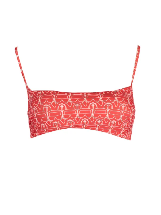 "Karl Lagerfeld Beachwear Startseite im Sale | KARL LAGERFELD BEACHWEAR BADEANZUG-TOP DAMEN ROT online kaufen"|Planet-Deluxe