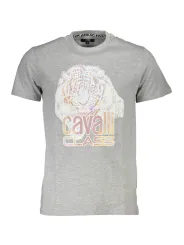 "Cavalli Class T-Shirts im Sale | Cavalli Class QXT61WJD060_C4C7EA5_GRIGIO0496 Grau online kaufen"|Planet-Deluxe